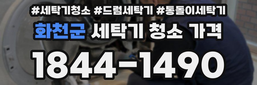 화천군 세탁기 청소 가격