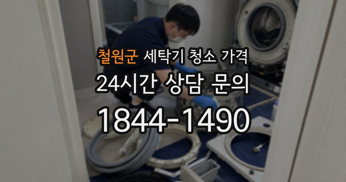철원군 세탁기 청소 가격