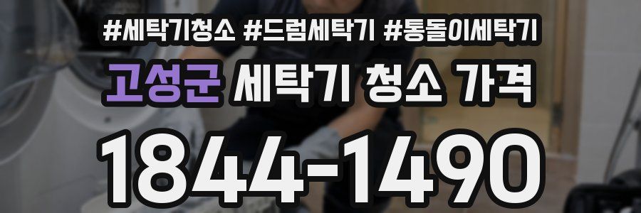 고성군 세탁기 청소 가격