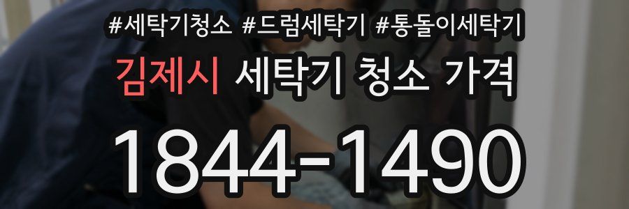 김제시 세탁기 청소 가격