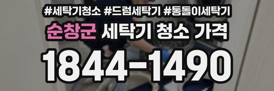 순창군 세탁기 청소 가격