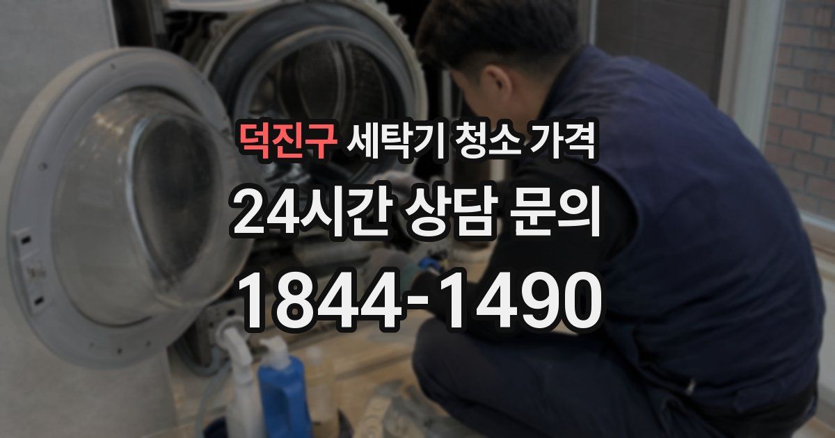 덕진구 세탁기 청소 가격