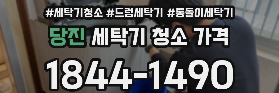 당진 세탁기 청소 가격