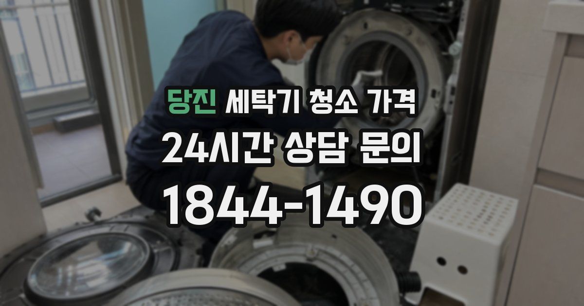 당진 세탁기 청소 가격