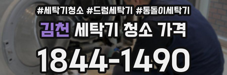 김천 세탁기 청소 가격
