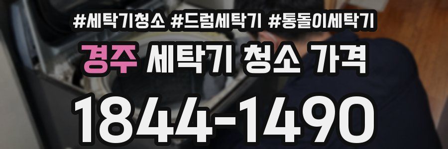 경주 세탁기 청소 가격