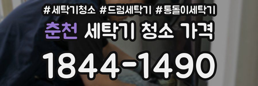 춘천 세탁기 청소 가격