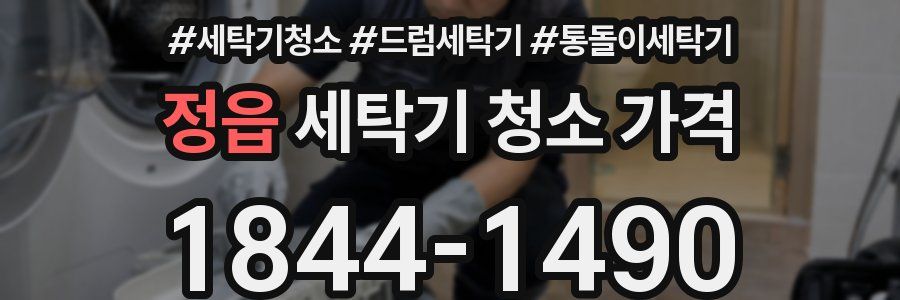 정읍 세탁기 청소 가격
