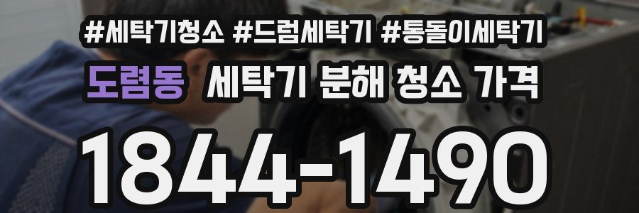 도렴동 세탁기 분해 청소 가격