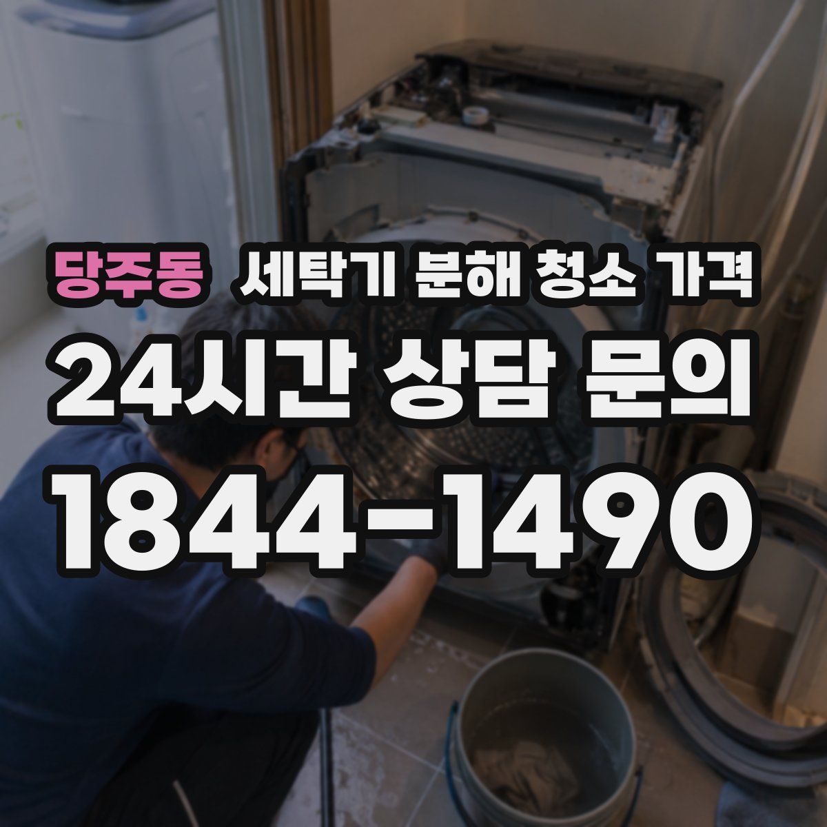 당주동 세탁기 분해 청소 가격