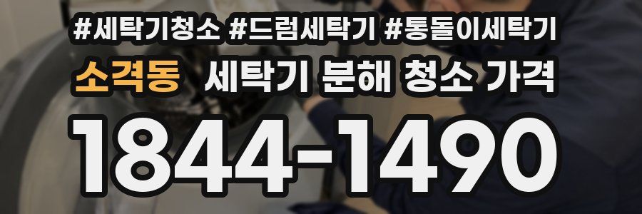 소격동 세탁기 분해 청소 가격