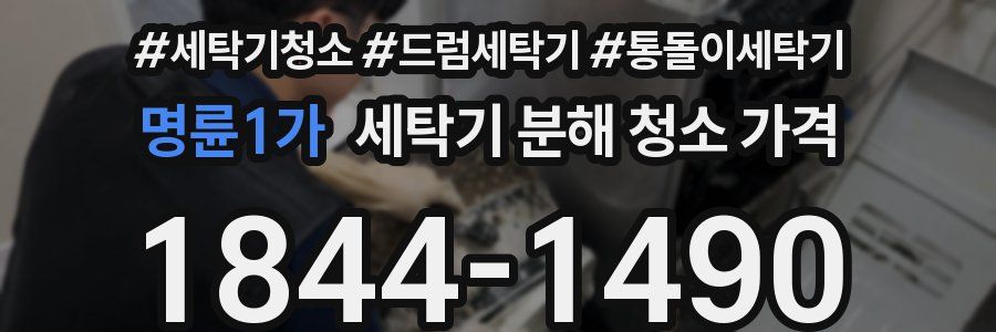 명륜1가 세탁기 분해 청소 가격
