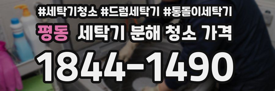 평동 세탁기 분해 청소 가격