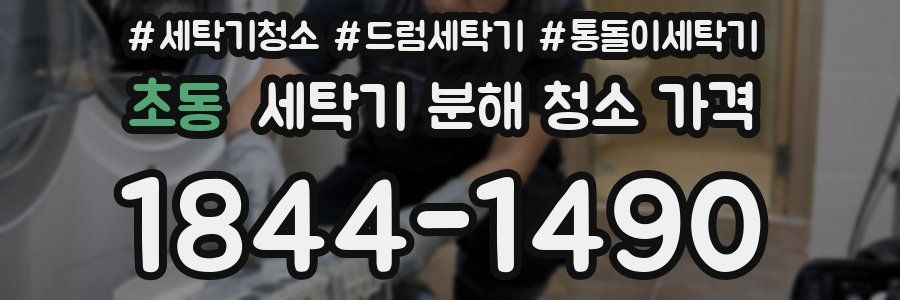 초동 세탁기 분해 청소 가격