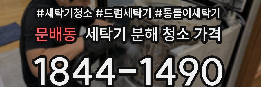 문배동 세탁기 분해 청소 가격