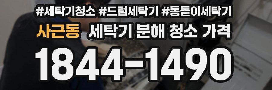 사근동 세탁기 분해 청소 가격