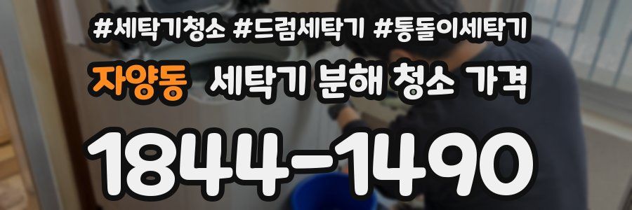 자양동 세탁기 분해 청소 가격