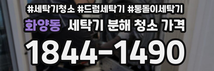 화양동 세탁기 분해 청소 가격