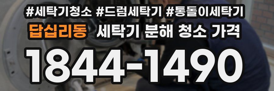 답십리동 세탁기 분해 청소 가격