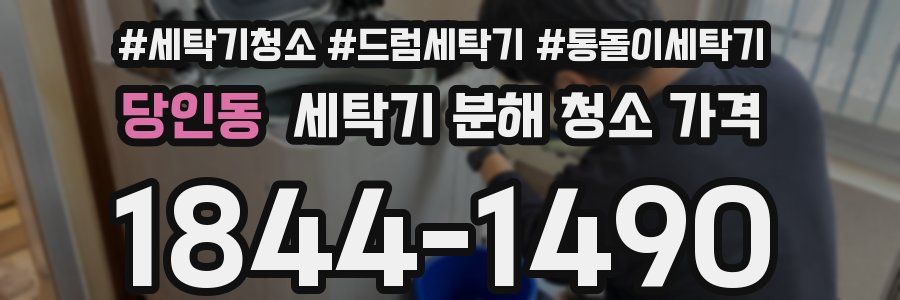 당인동 세탁기 분해 청소 가격