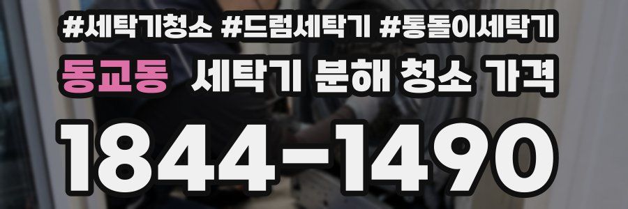 동교동 세탁기 분해 청소 가격