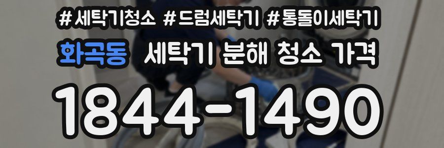 화곡동 세탁기 분해 청소 가격