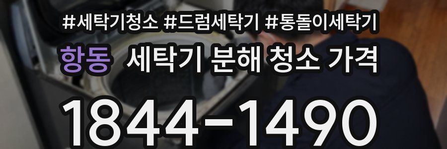 항동 세탁기 분해 청소 가격