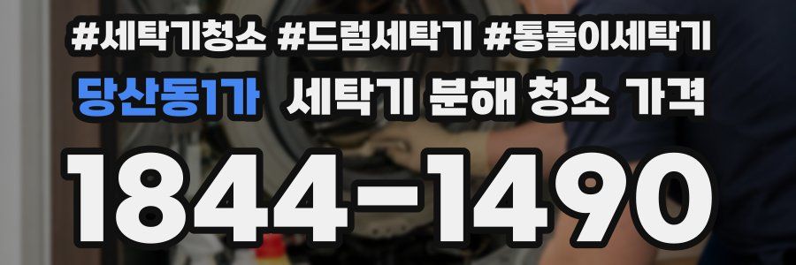 당산동1가 세탁기 분해 청소 가격