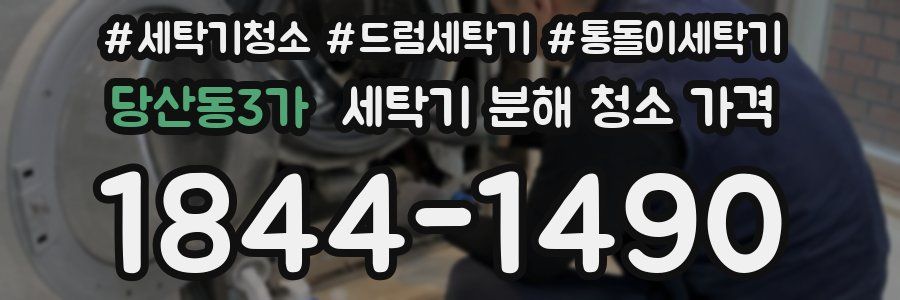 당산동3가 세탁기 분해 청소 가격