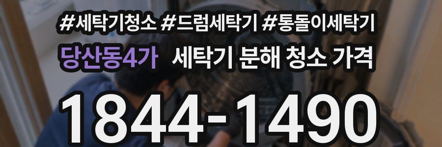 당산동4가 세탁기 분해 청소 가격