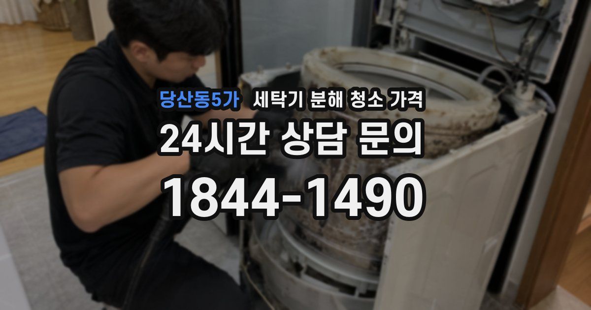 당산동5가 세탁기 분해 청소 가격