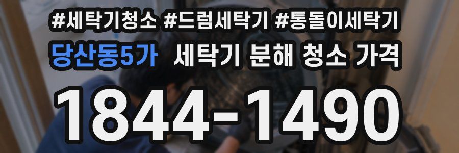 당산동5가 세탁기 분해 청소 가격