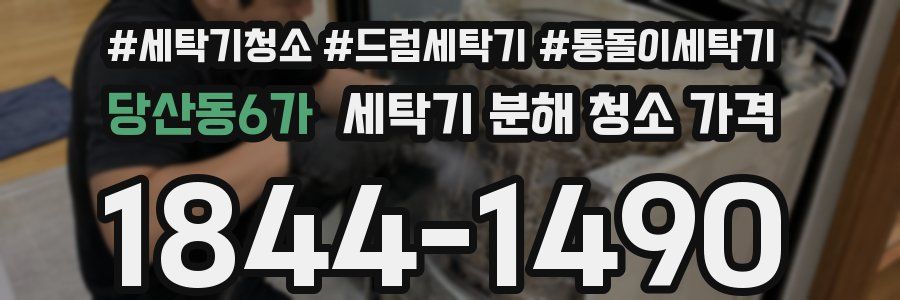 당산동6가 세탁기 분해 청소 가격