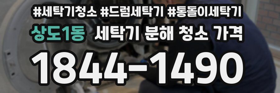 상도1동 세탁기 분해 청소 가격