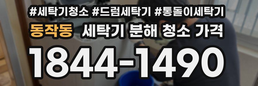 동작동 세탁기 분해 청소 가격