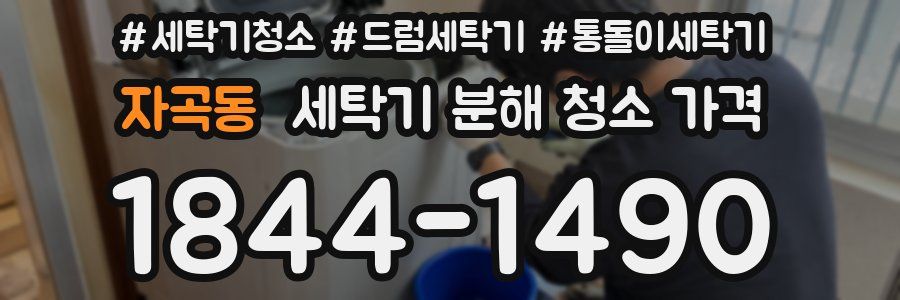 자곡동 세탁기 분해 청소 가격