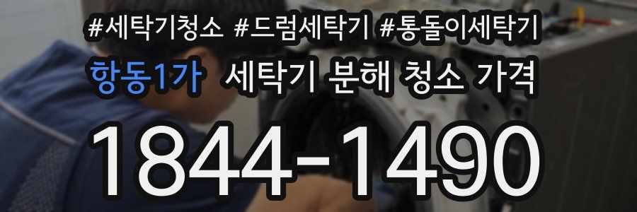 항동1가 세탁기 분해 청소 가격