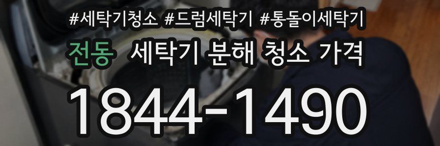 전동 세탁기 분해 청소 가격
