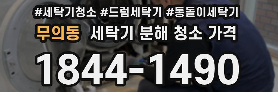 무의동 세탁기 분해 청소 가격