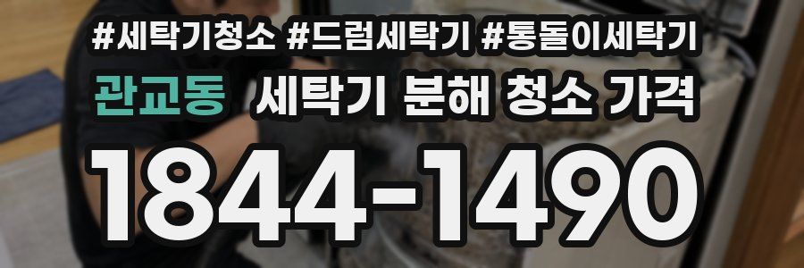 관교동 세탁기 분해 청소 가격