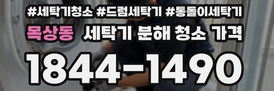 목상동 세탁기 분해 청소 가격