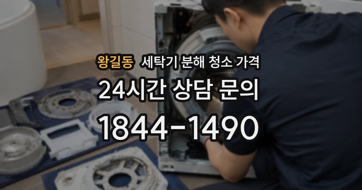 왕길동 세탁기 분해 청소 가격