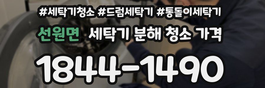 선원면 세탁기 분해 청소 가격
