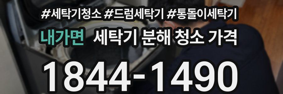 내가면 세탁기 분해 청소 가격