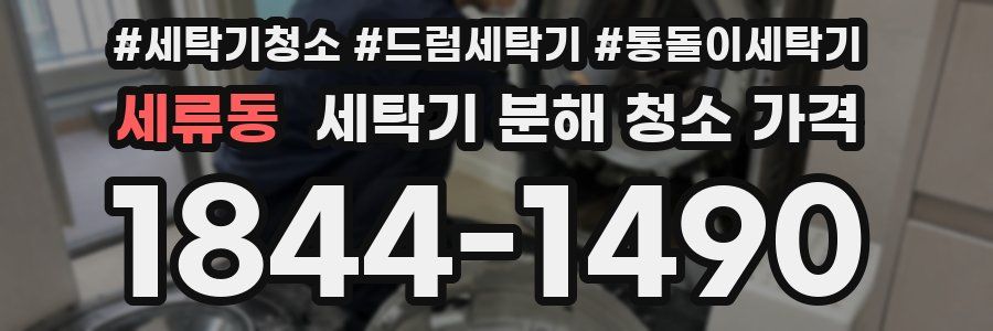 세류동 세탁기 분해 청소 가격