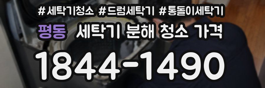 평동 세탁기 분해 청소 가격