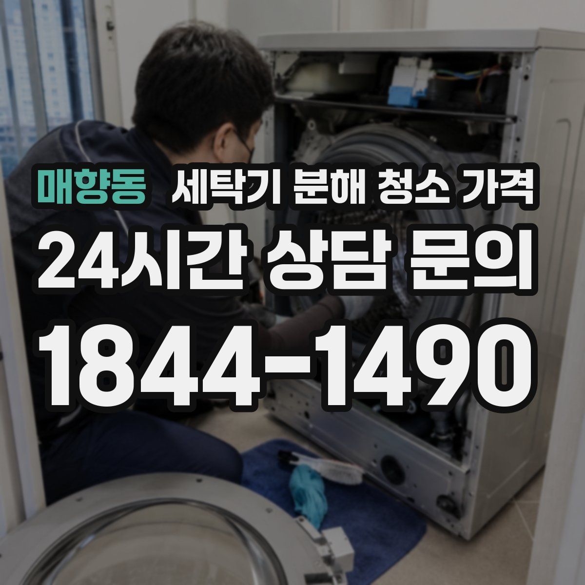 매향동 세탁기 분해 청소 가격