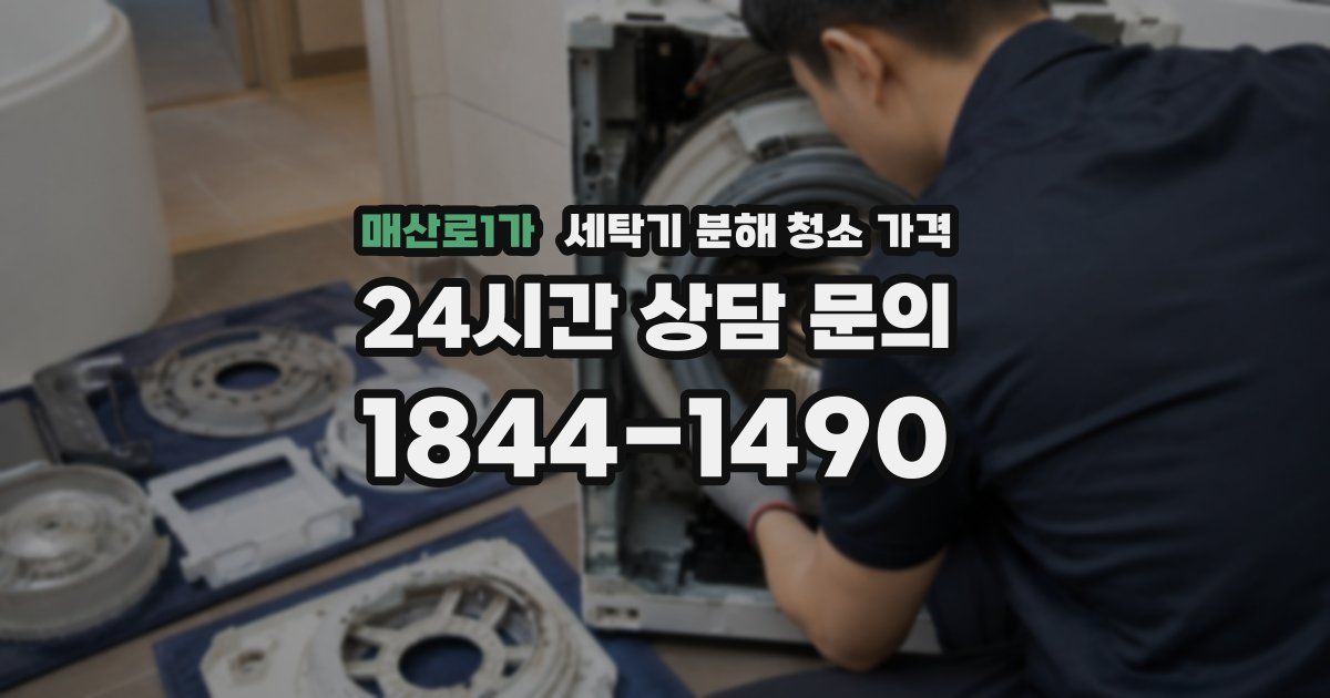 매산로1가 세탁기 분해 청소 가격