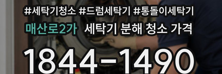 매산로2가 세탁기 분해 청소 가격
