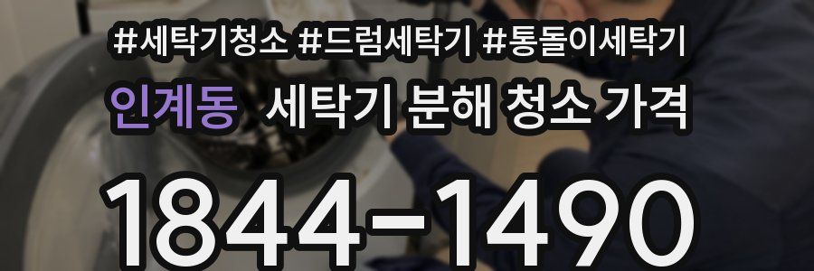 인계동 세탁기 분해 청소 가격
